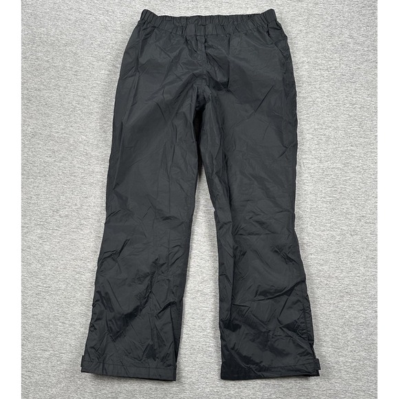 Columbia Rain Pants Womens XL Black Storm Surge Omni Tech Waterproof Hiking - Picture 1 of 9